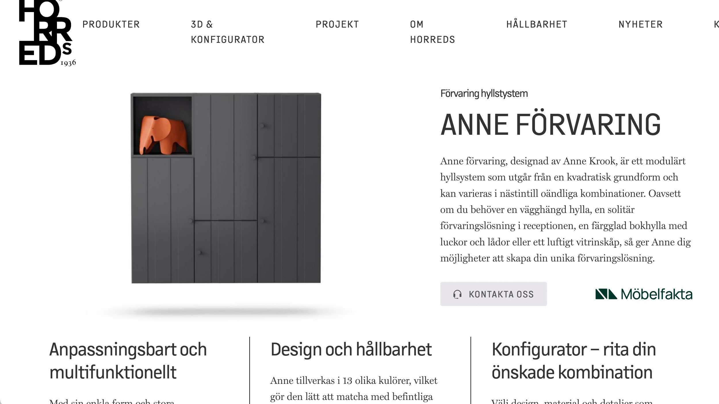 Horreds- Anne Configurator